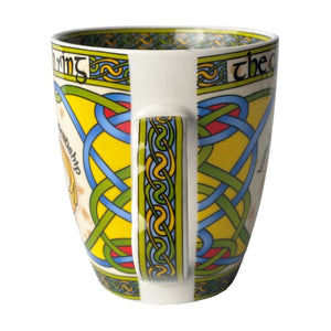 KA726 New Bone China Irish Mug with Claddagh Design Handle Creative Irish gift