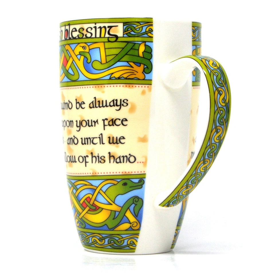 KB701 Bone China Irish Blessing Mug, Set of 6 Creative Irish gift