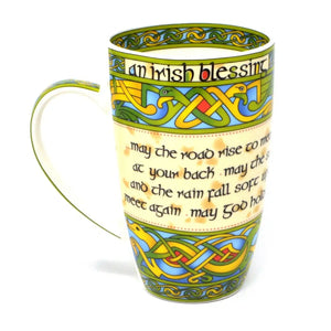 KB701 Bone China Irish Blessing Mug, Set of 6 Creative Irish gift