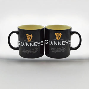 KB727 Ceramic Guinness Signature Coffee Mug, Black Creative Irish gift