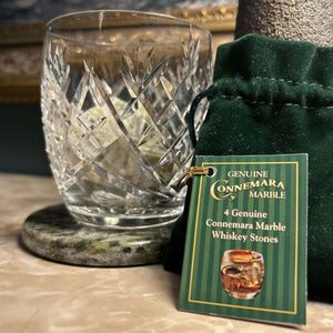 KC904 Genuine Connemara Marble Whiskey Stones, Set of 4 Creative Irish gift