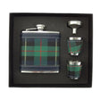 KD701 Men's Scottish Tartan Hip Flask Gift Set, Green Creative Irish gift