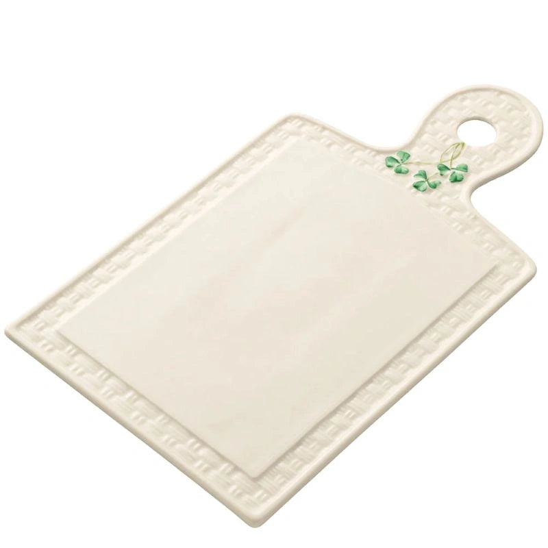 KF601 Belleek Shamrock Collection Cheeseboard Studio Creative Irish Gifts