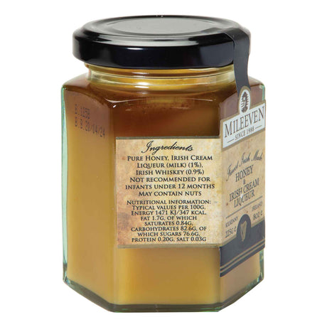 Mileeven Honey and Irish Cream Liqueur - Creative Irish Gifts