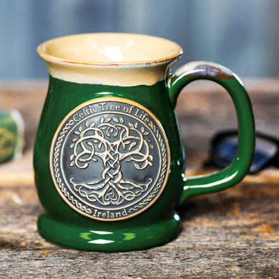 Tree of Life Pottery Mug - Creative Irish Gifts