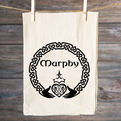 Personalized Claddagh Tea Towel - Creative Irish Gifts