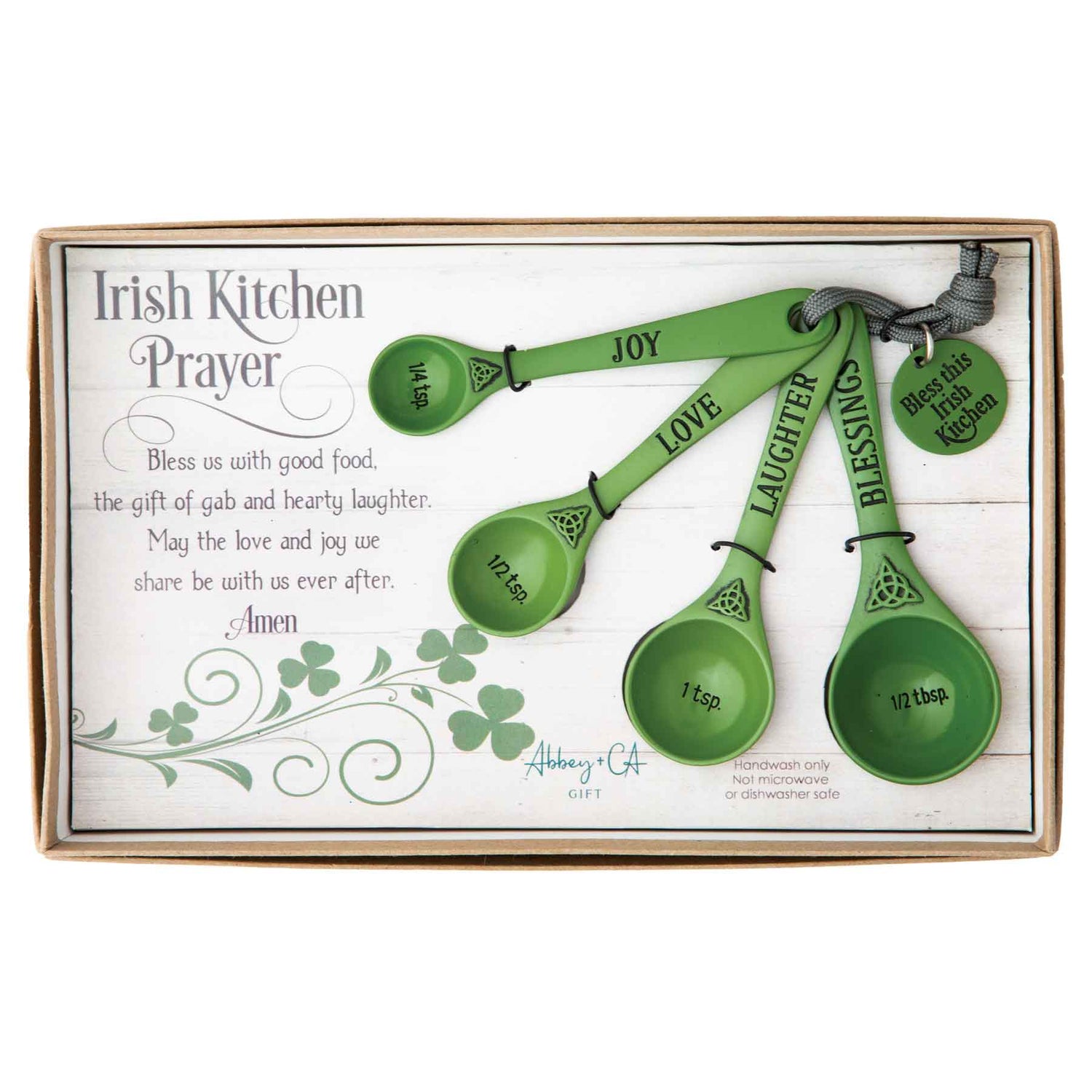 Irish Kitchen Prayer Measuring Spoons Creative Irish Gifts