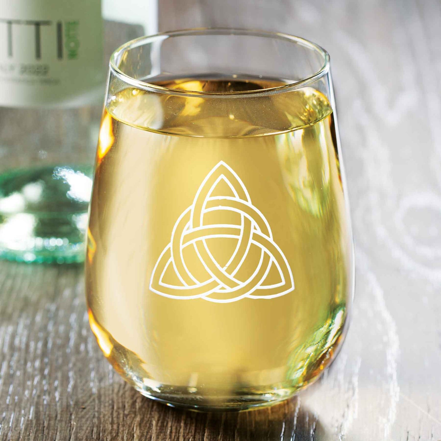 Celtic Trinity Wine Glass Creative Irish Gifts