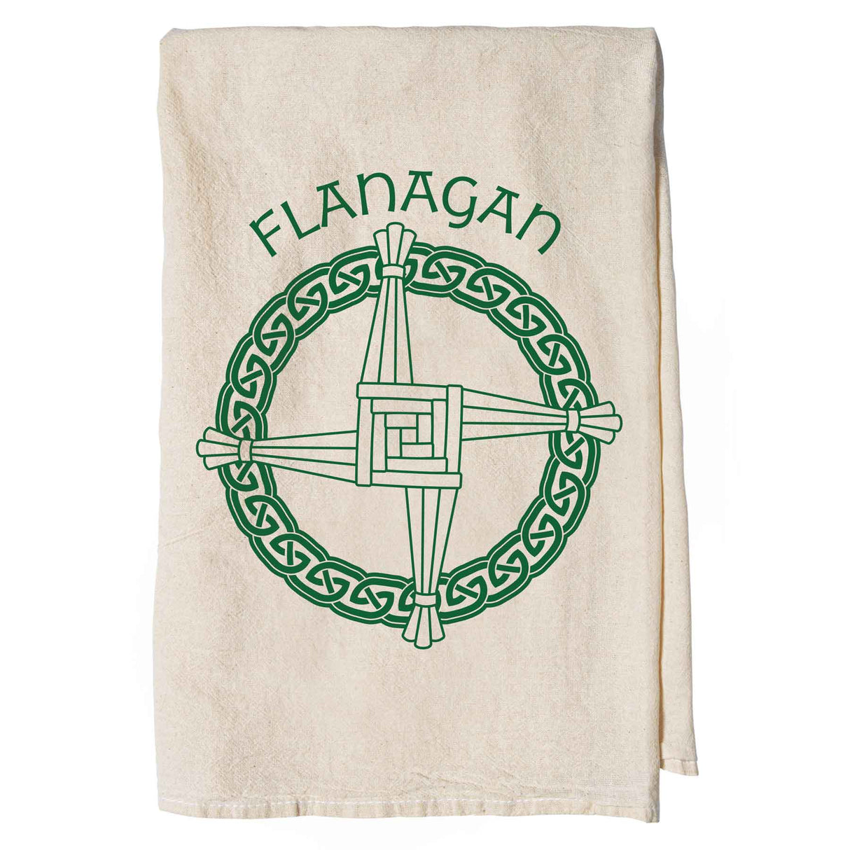 Personalized St Brigid Cross Tea Towel - Creative Irish Gifts