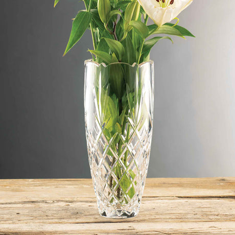 Galway Crystal Renmore 12" Vase - Creative Irish Gifts
