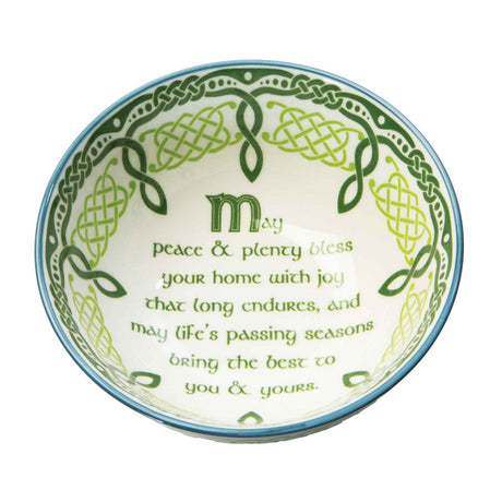 May Peace and Plenty Bowl - Creative Irish Gifts
