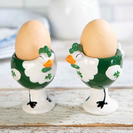KG650 Murphy's Hens Pair of Egg Cups Creative Irish Gifts