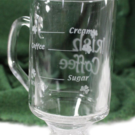 KG709 Set of 2 Irish Coffee Mugs with Recipe Creative Irish Gifts.com