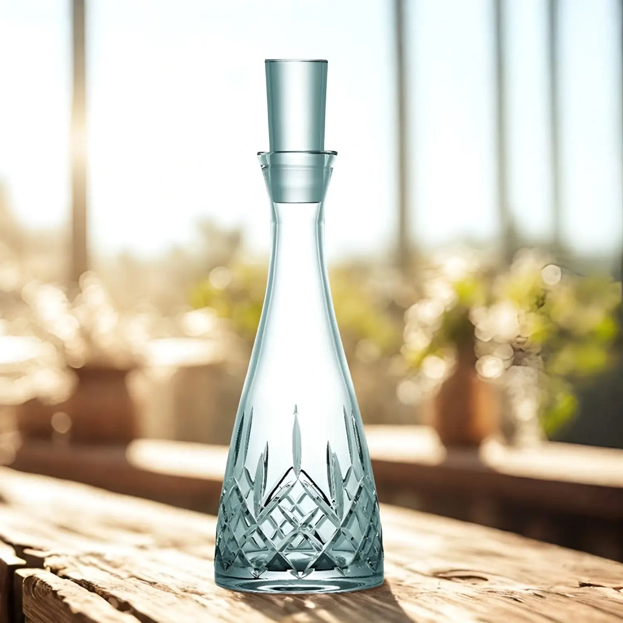 KG710 Galway Crystal Irish Square Wine Decanter Creative Irish Gifts