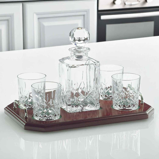 G25180 Galway Crystal Irish Decanter and Glasses Set Creative Irish Gifts

