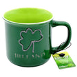 KG714 Glazed Ceramic Irish Shamrock Mug Creative Irish Gifts.com
