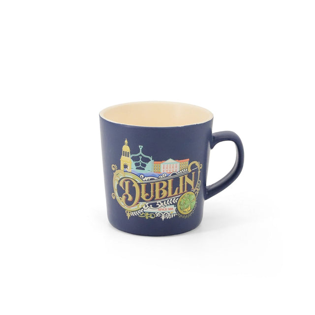 KG718 Ceramic Dublin Irish Coffee Mug, Blue Creative Irish Gifts.com