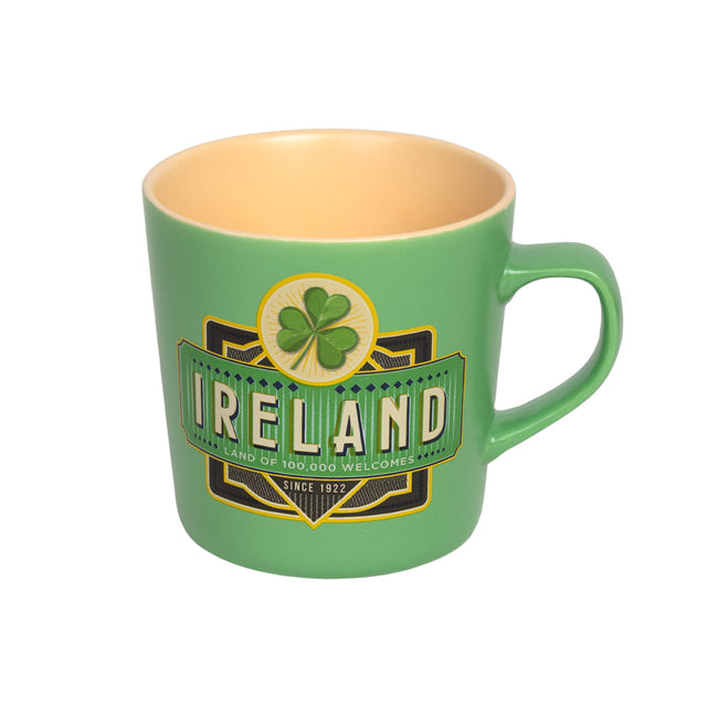 KG719 Land of Welcomes Ceramic Irish Mug Creative Irish Gifts.com