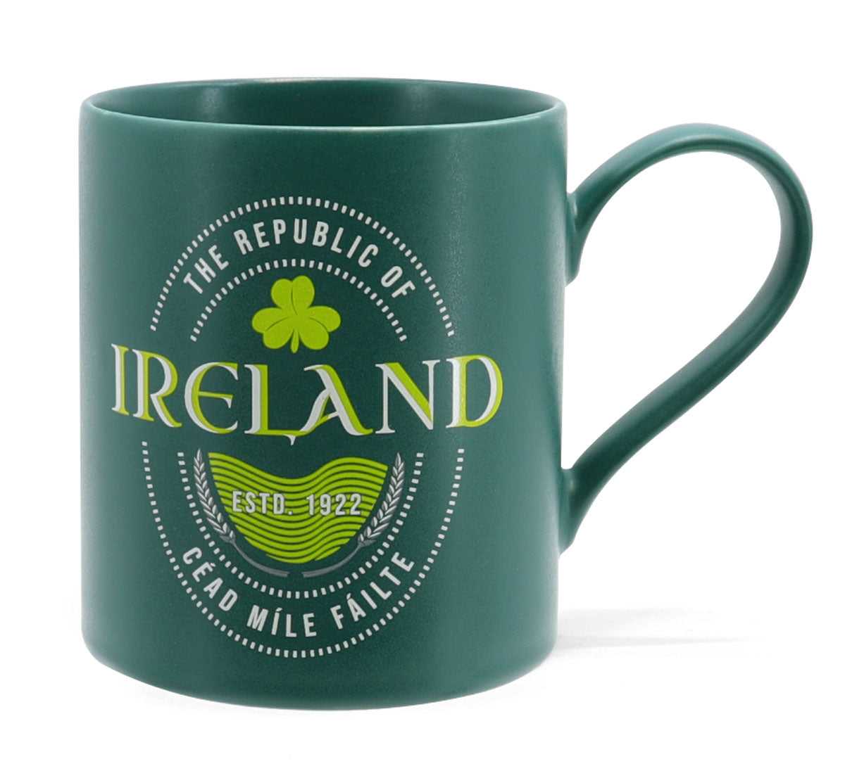KG725 Bone China Republic of Ireland Mug, Green Creative Irish Gifts.com