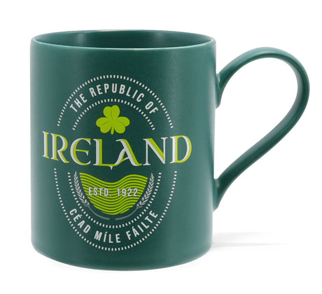 KG725 Bone China Republic of Ireland Mug, Green Creative Irish Gifts.com