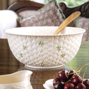 Belleek Classic Shamrock Mixing Bowl - Creative Irish Gifts