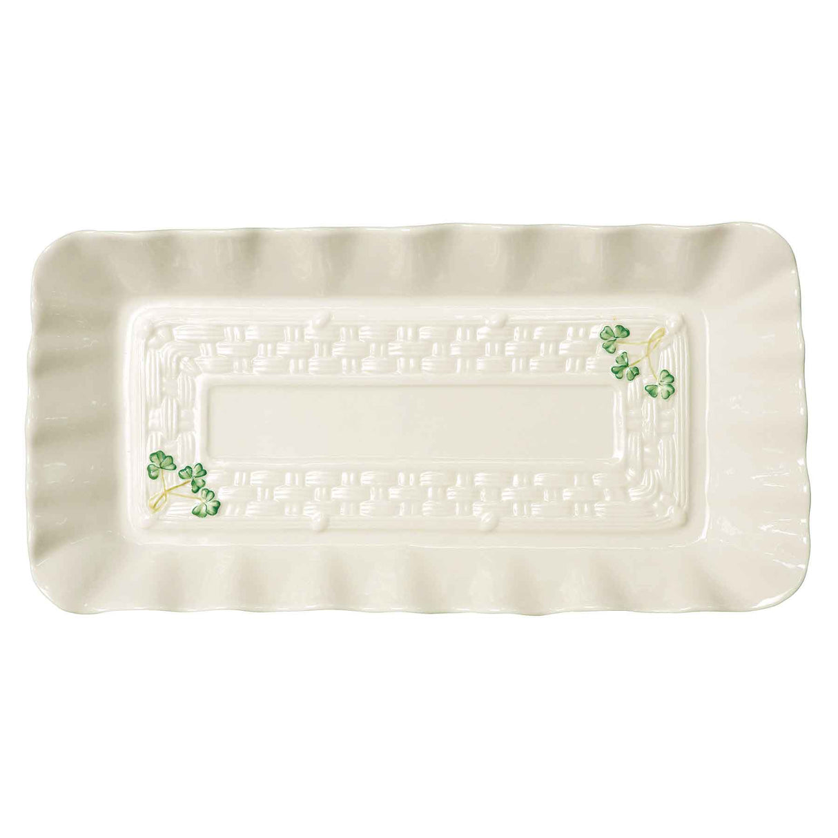 Belleek Classic Shamrock Tray - Creative Irish Gifts