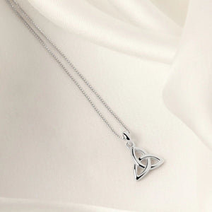 Silver Kids Trinity Knot Necklace Studio Creative Irish Gifts