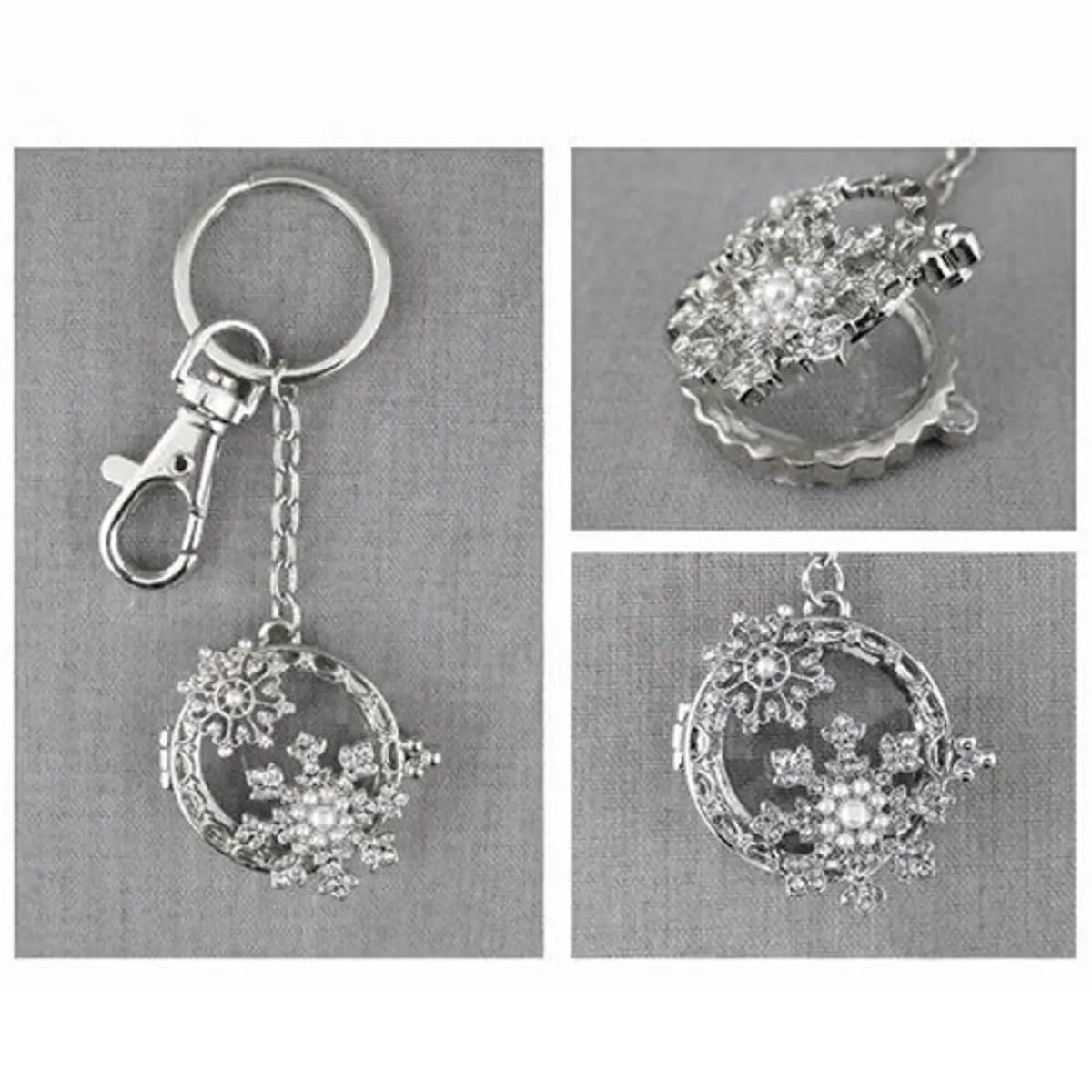 LCO-LK5023AT/RD Celtic Snowflake Keychain Magnifier Creative Irish Gifts

