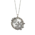 LCO-LN5219RD Magnifying Glass Snowflake Pendant & Chain Creative Irish Gifts
