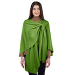 LLS105- Lambswool Draped Shawl- Green Studio Creative Irish Gifts