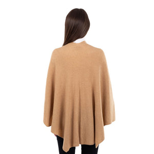 LLS105- Lambswool Draped Shawl- Back View Creative Irish Gifts