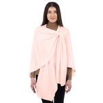 LLS105- Lambswool Draped Shawl- Pink Studio Creative Irish Gifts