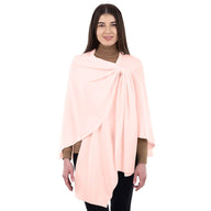 LLS105- Lambswool Draped Shawl- Pink Studio Creative Irish Gifts