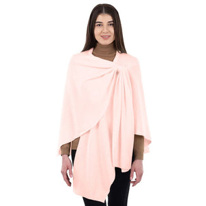 LLS105- Lambswool Draped Shawl- Pink Studio Creative Irish Gifts