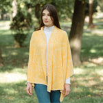 LS104- Newgrange Fern Shawl Yellow Creative Irish Gifts
