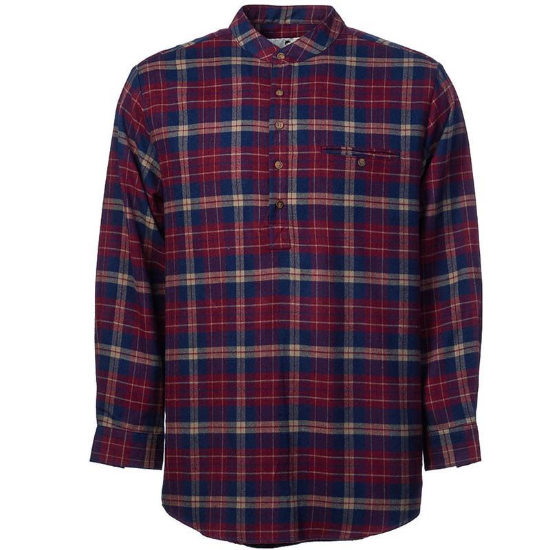 LV-FCGFS-LV10-Men's Traditional Irish Grandfather Shirt Creative Irish Gift