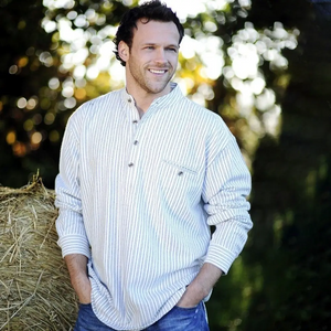 CU027 Men's Traditional Irish Grandfather Shirt Creative Irish gift.