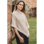 Ladies' Lambswool Celtic Weave Cape - Exclusive - Creative Irish Gifts