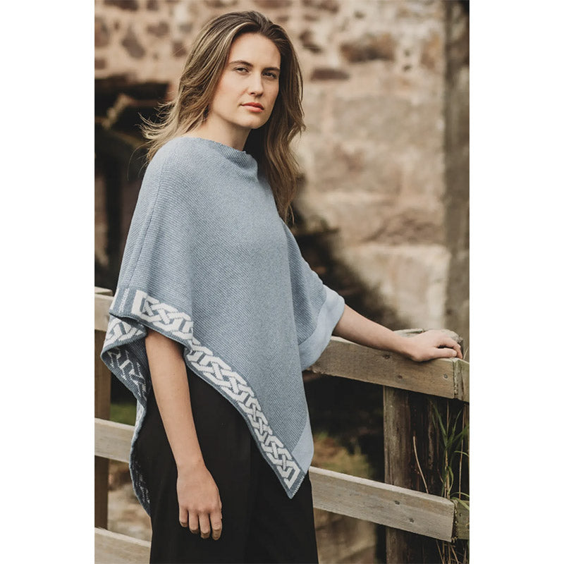 Ladies' Lambswool Celtic Weave Cape - Exclusive - Creative Irish Gifts