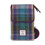 Ladies Harris Tweed Small Crossbody Bag Green Creative Irish Gift