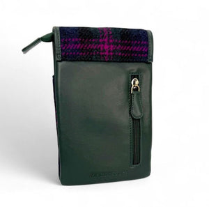 Ladies Harris Tweed Small Crossbody Bag Creative Irish Gift