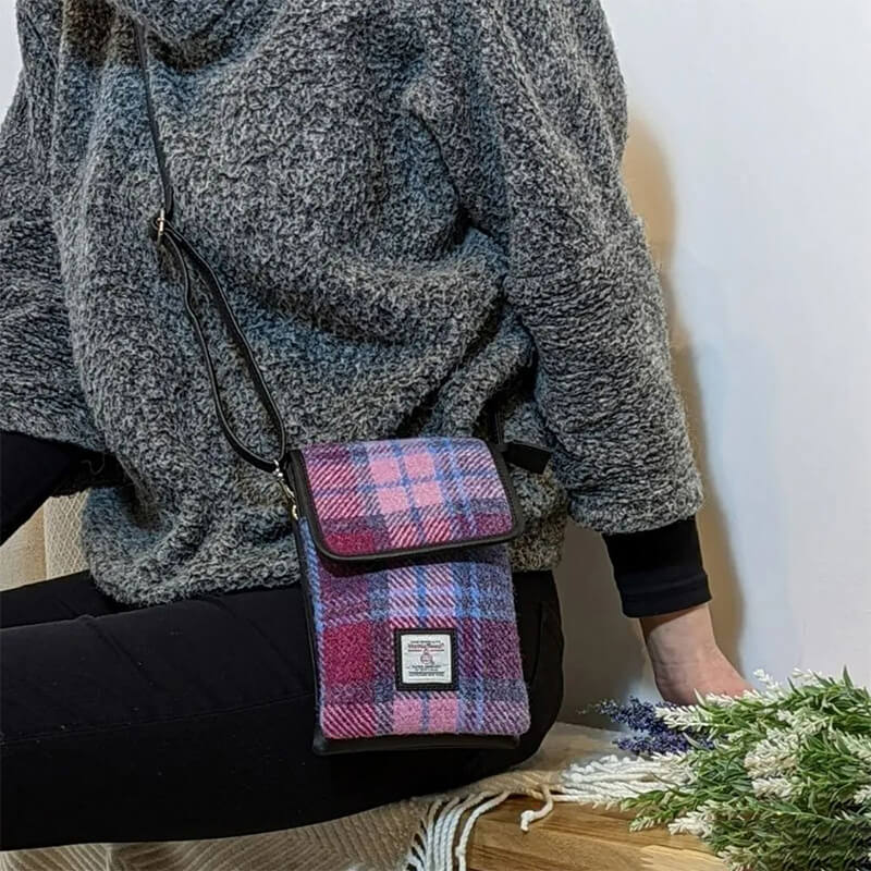 Ladies Harris Tweed Small Crossbody Bag