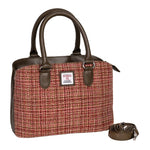 Handwoven Harris Tweed & Leather Hand Bag Mple Creative Irish Gift