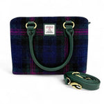 Handwoven Harris Tweed & Leather Hand Bag Bird Creative Irish Gift