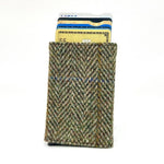 MCS-CB2412 Handcrafted Harris Tweed & Vegan Leather Card Holder,  Creative Irish Gifts