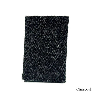 MCS-CB2412-L006J Handcrafted Harris Tweed & Vegan Leather Card Holder Creative Irish Gifts.com