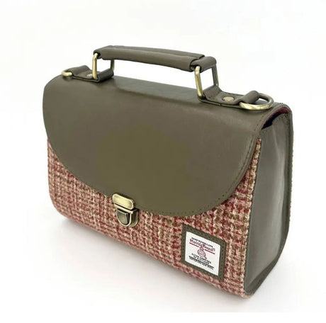 Harris Tweed and Vegan Leather Handbag Maple Creative Irish Gift