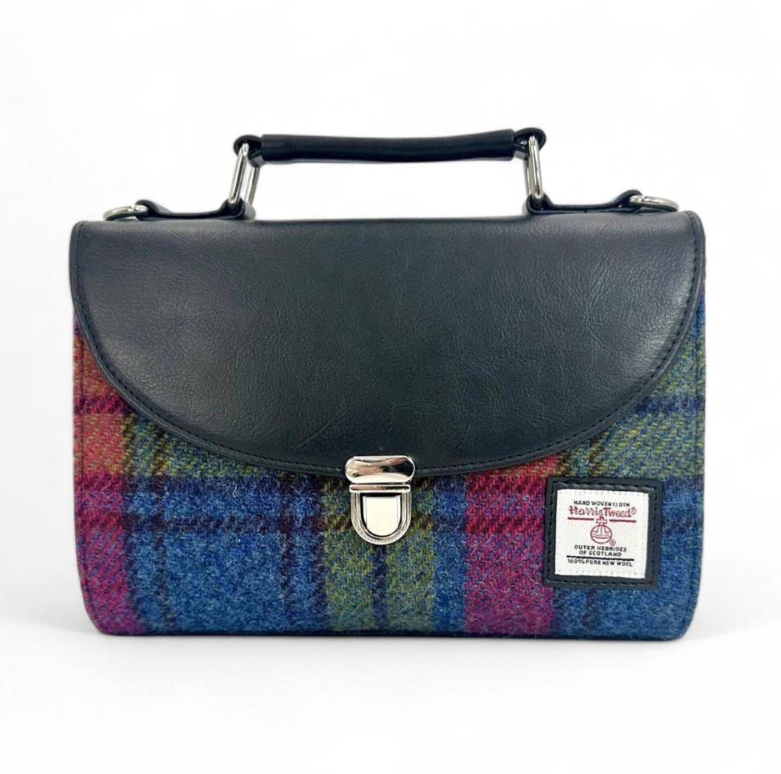 Harris Tweed and Vegan Leather Handbag Creative Irish Gift