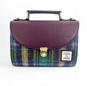 Harris Tweed and Vegan Leather Handbag Creative Irish Gift