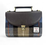 Harris Tweed and Vegan Leather Handbag Brown Creative Irish Gift